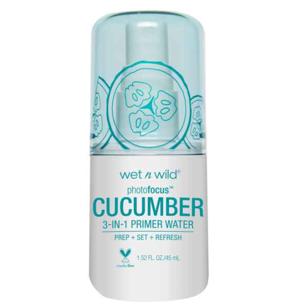 WET N WILD PHOTO FOCUS PRIMER WATER COOL AS A CUCUMBER.
