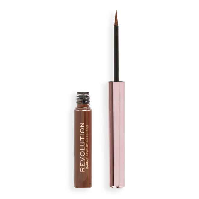 Revolution beauty Makeup Revolution Super Flick Liquid Eyeliner Brown.