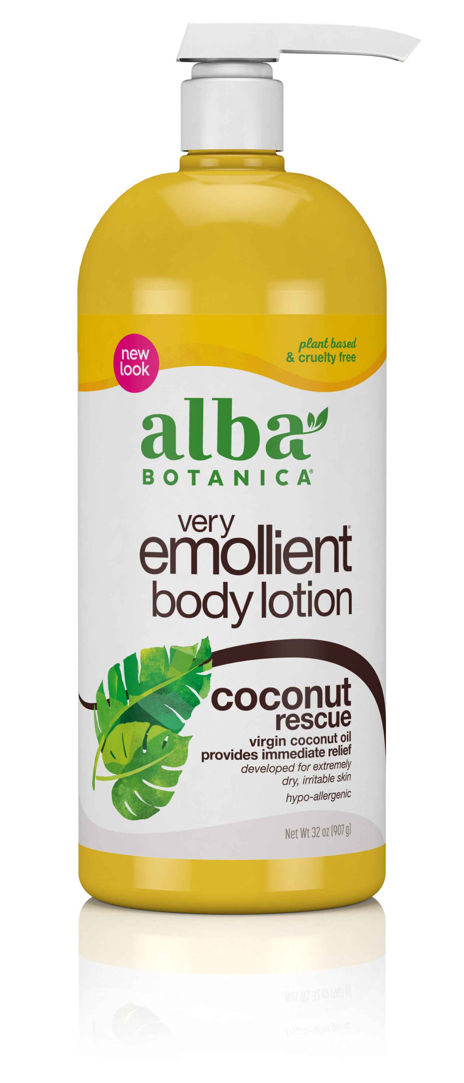 Alba Botanical very emollient body lotion coconut rescue.