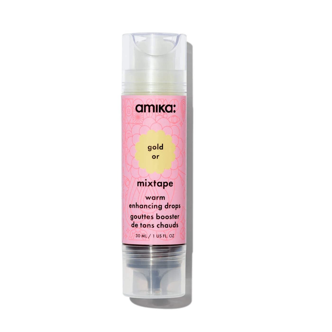 Amika Mixtape golden blonde color enhancing drops.