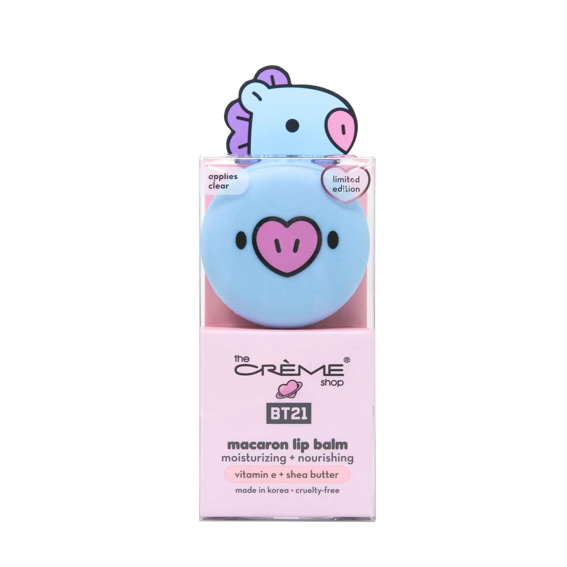 The Creme Shop MANG MACARON LIP BALM GRAPE GUMMY CLEAR.