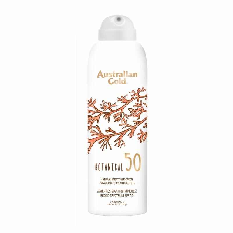 Australian gold BOTANICAL SPF 50 NATURAL SPRAY SUNSCREEN.