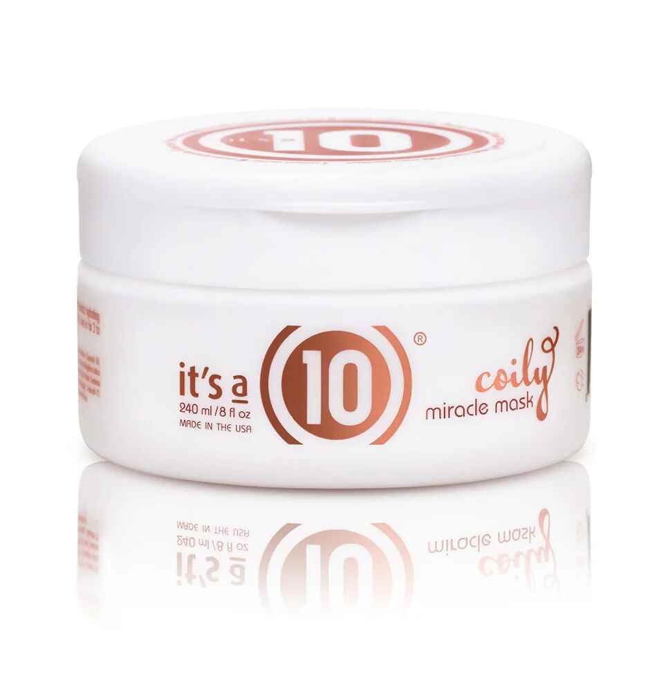 ITS A 10 COILY MIRACLE MASK.