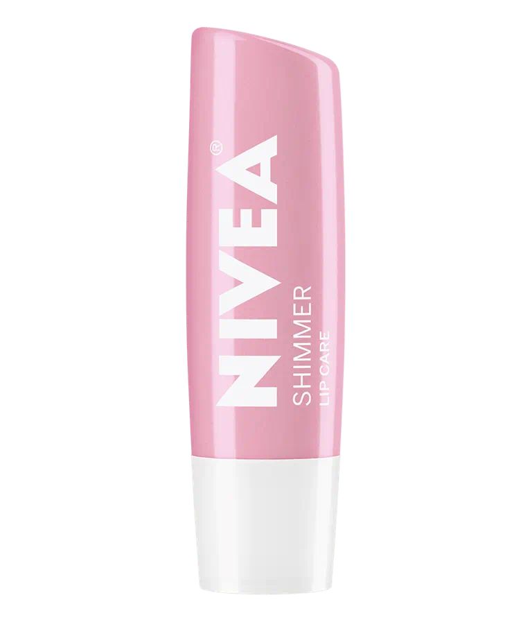 Nivea SHIMMER LIP CARE.