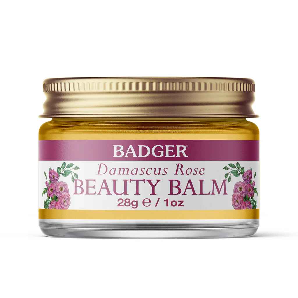 Badger Rose Beauty Balm.