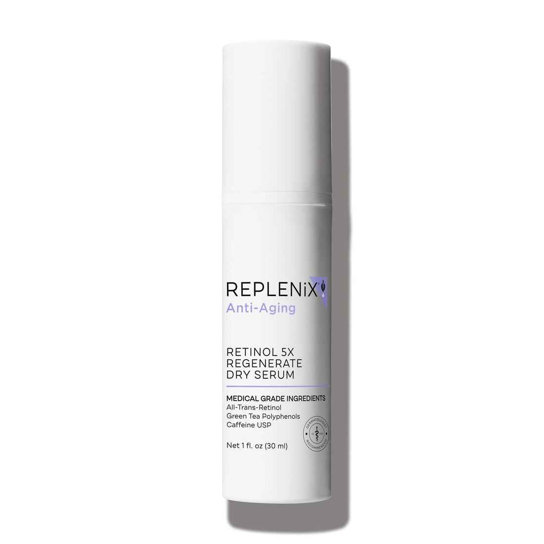 Replenix Retinol 5x Regenerate Dry Serum.