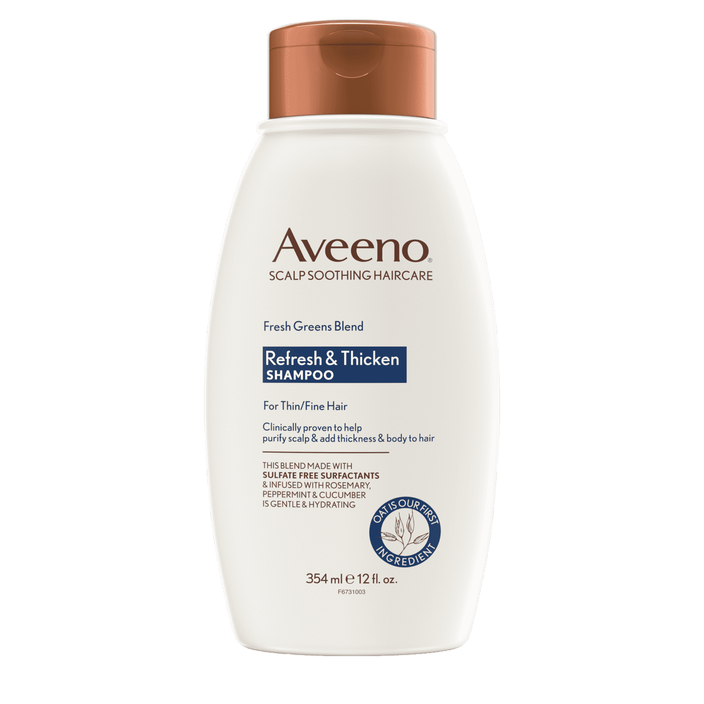 AVEENO FRESH GREENS BLEND SHAMPOO.