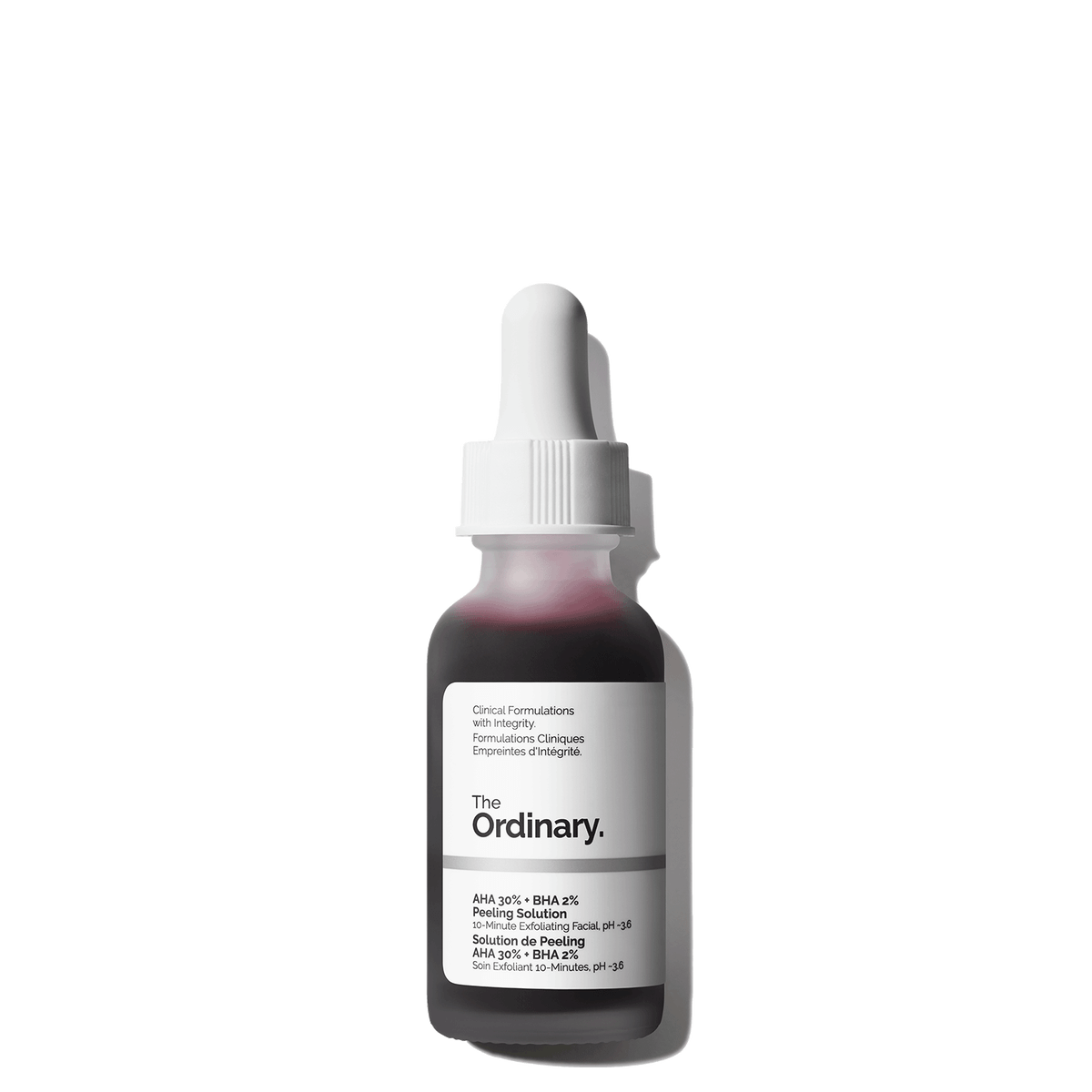 The Ordinary AHA 30  BHA 2 Peeling Solution.
