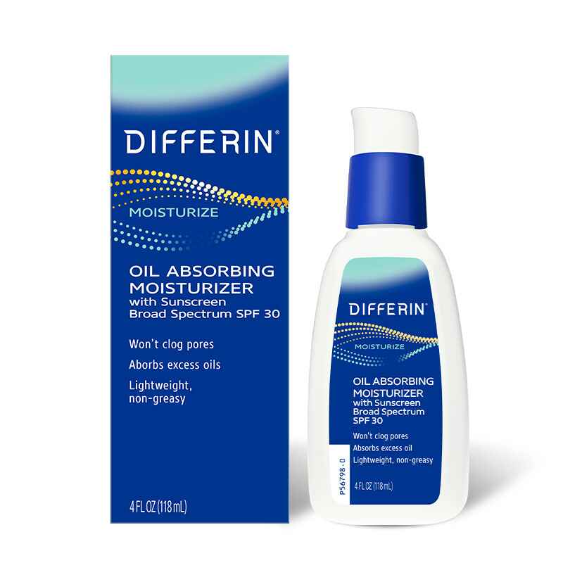 Differin Oil Absorbing Moisturizer with SPF 30.