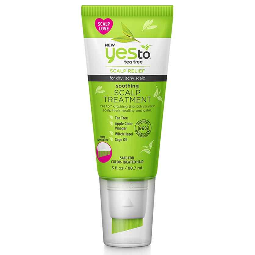 Yes To Tea Tree Soothing Scalp Treatment.