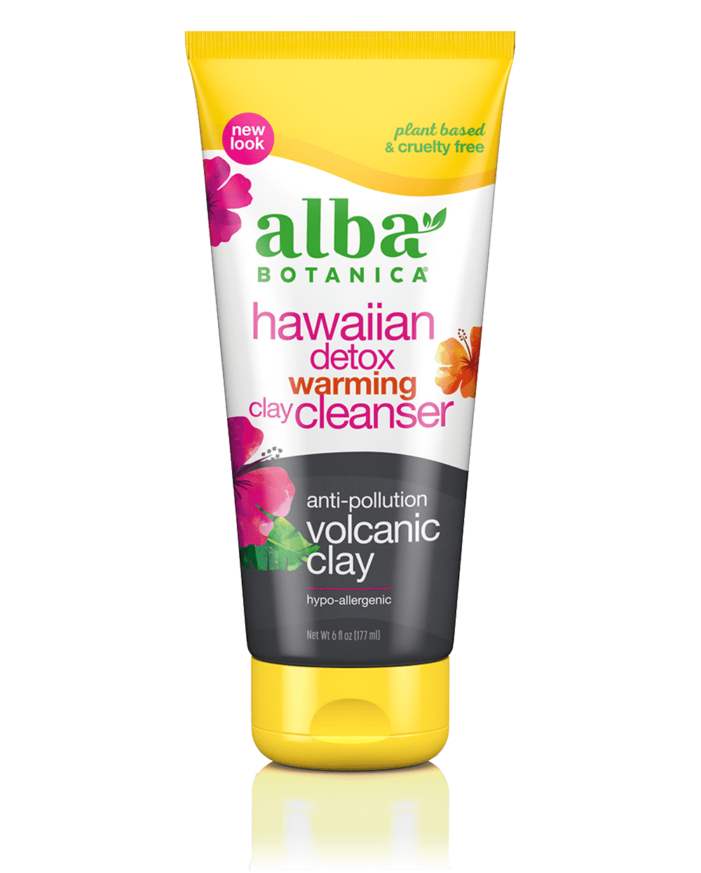 Alba Botanical hawaiian detox cleanser anti pollution warming volcanic clay.