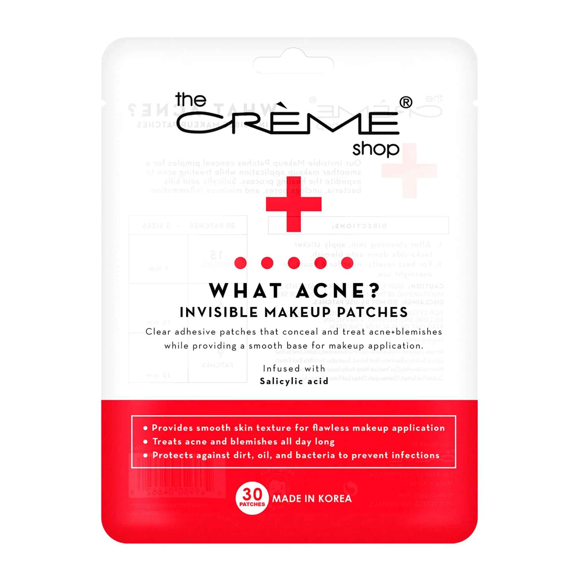 The Creme Shop WHAT ACNE INVISIBLE MAKEUP PATCHES.