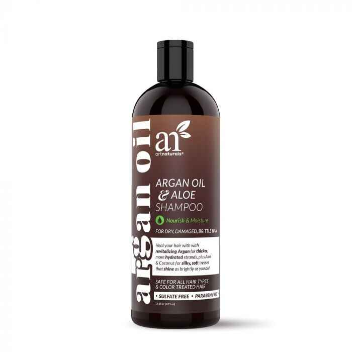 Artnaturals Argan Oil & Aloe Shampoo.
