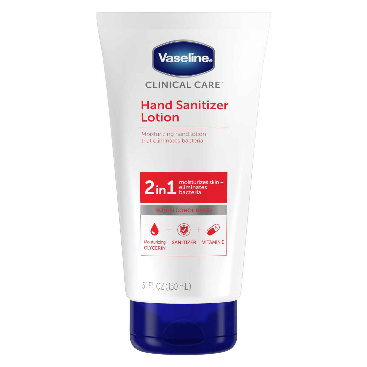 VASELINE CLINICAL CARE HAND SANITIZER LOTION.