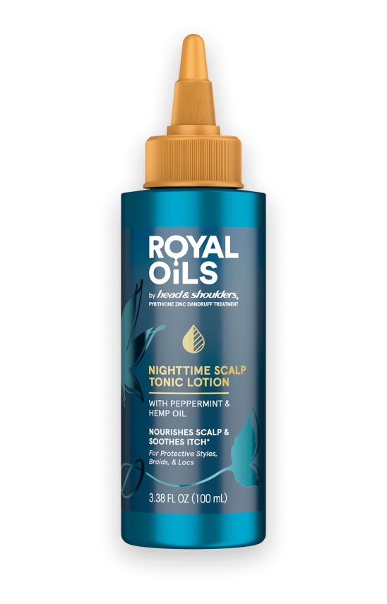 Head and shoulders ROYAL OILS NIGHTTIME SCALP TONIC LOTION.