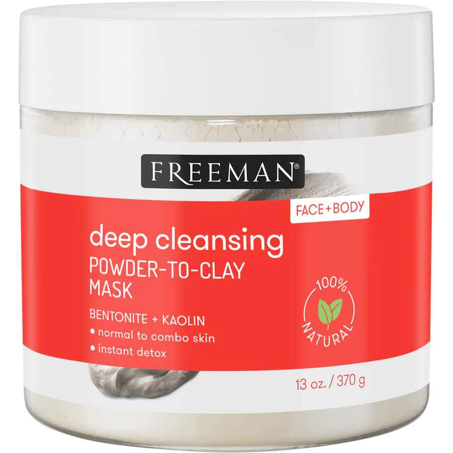 Freeman Deep Cleansing Powder To Clay Beauty Mask.