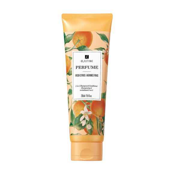 Avon Elastine Perfume 2-In-1 Shampoo Fresh Citrus.