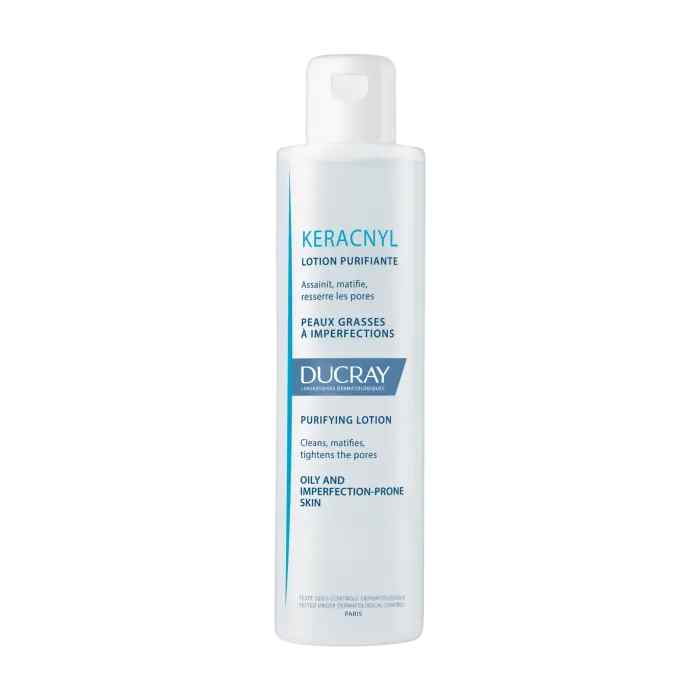 Ducray KERACNYL Purifying lotion.