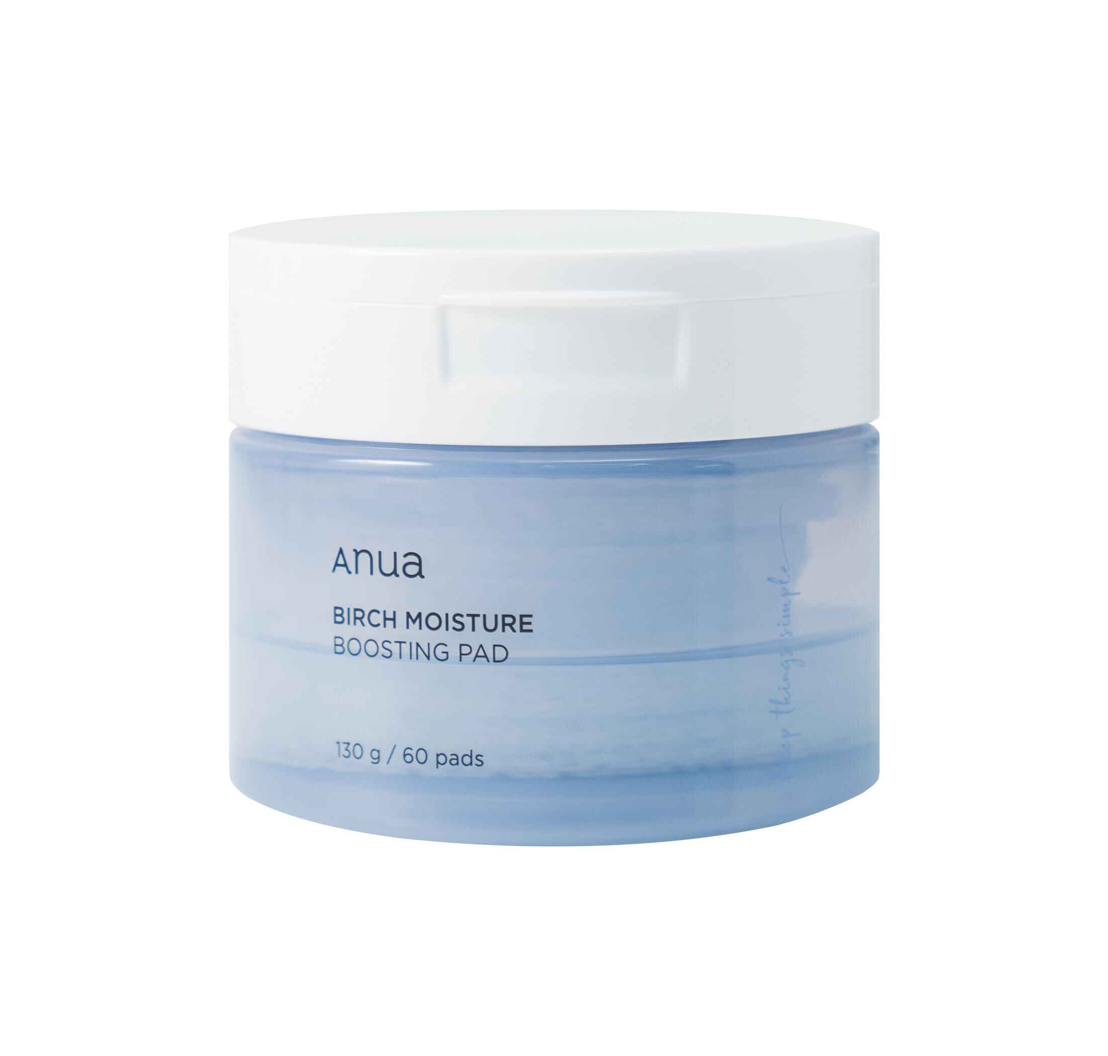 Anua BIRCH MOISTURE BOOSTING PAD 130g.