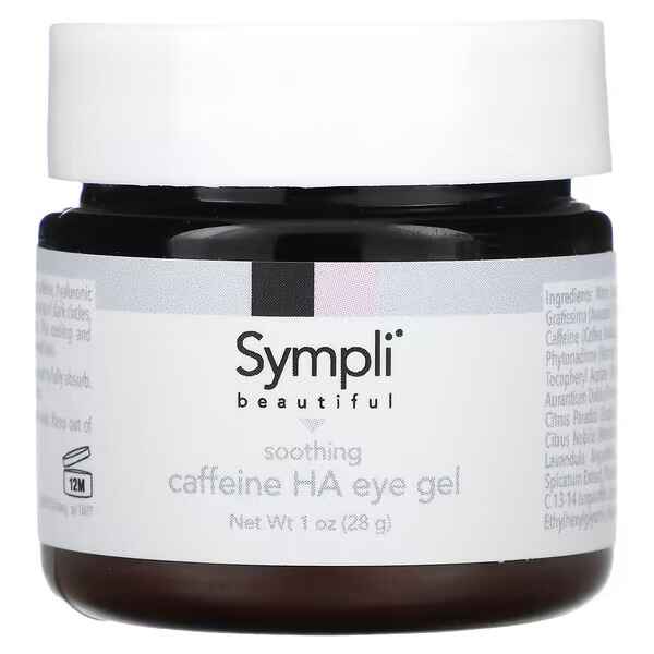 Sympli Beautiful Soothing Caffeine Hyaluronic Acid Eye Gel.