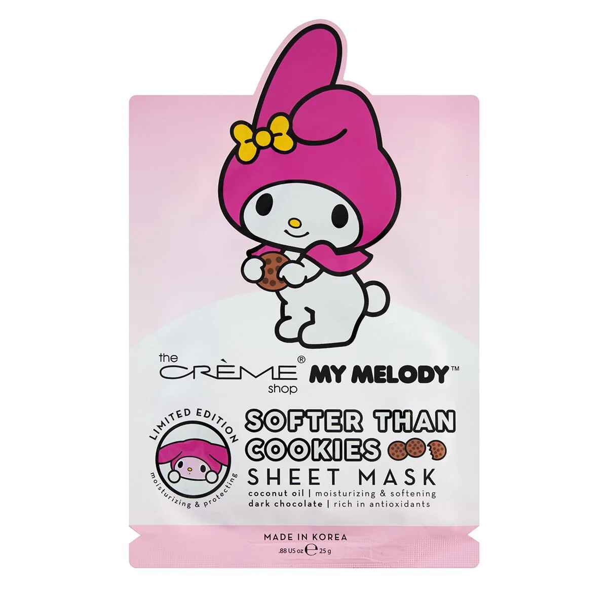 The Creme Shop MY MELODY SOFTER THAN COOKIES SHEET MASK.