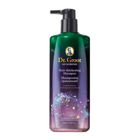 Avon Dr. Groot Microbiome Scalp Fortifying Hair Thickening Shampoo.