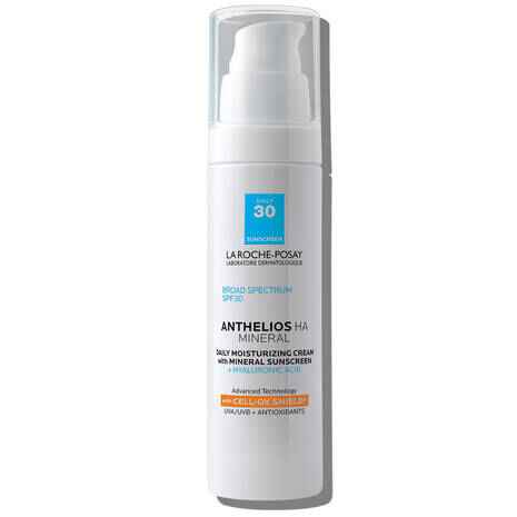 La Roche Posay ANTHELIOS MINERAL SPF MOISTURIZER WITH HYALURONIC ACID.