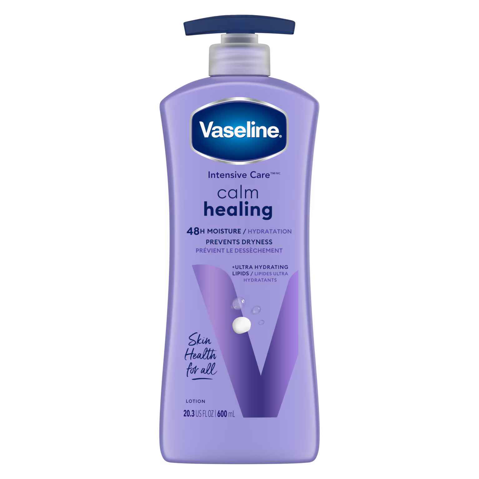 VASELINE INTENSIVE CARE CALM HEALING LOTION.