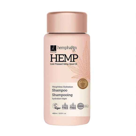 Avon Elastine HempharmX Weightless Hydrating Shampoo.