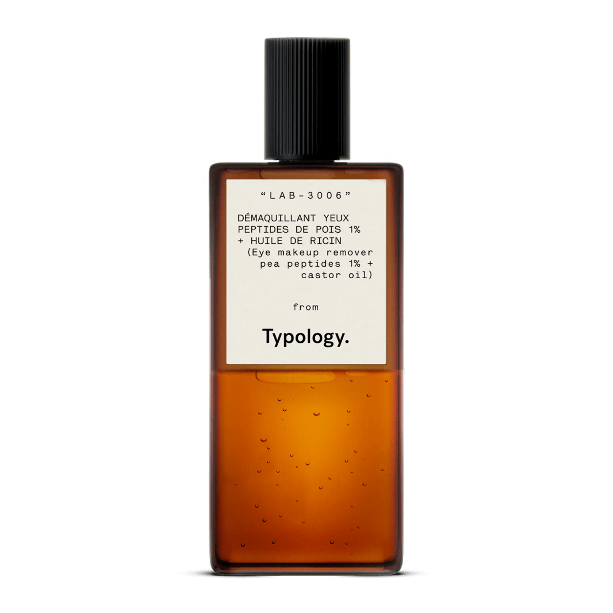 Typology L11 Bi-Phase Eye Makeup Remover with 1 Pea Peptides Castor Oil.