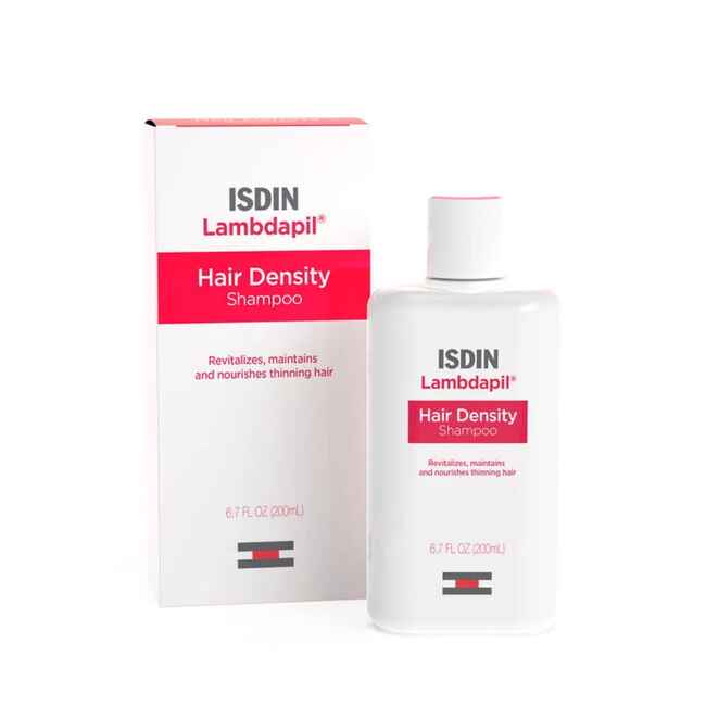 Isdin Lambdapil Hair Density Shampoo.