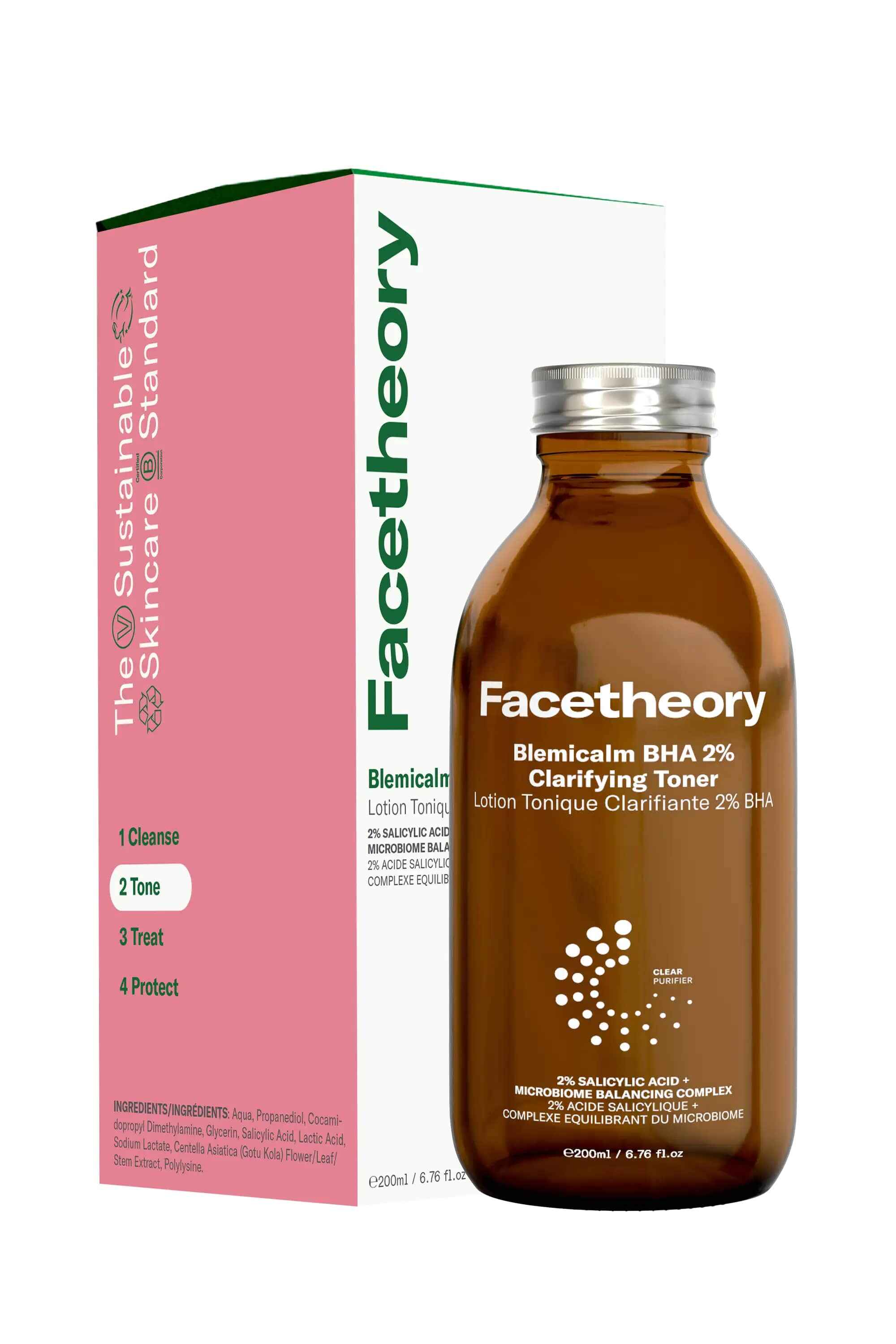 Facetheory Blemicalm BHA 2 Clarifying Toner.