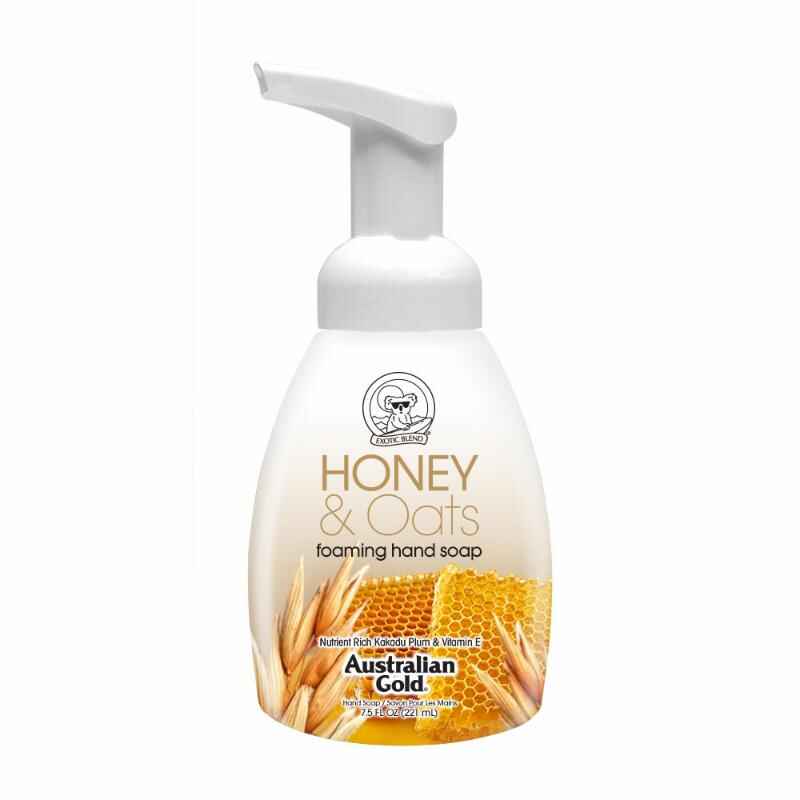 Australian gold HONEY & OATS FOAMING HAND SOAP.