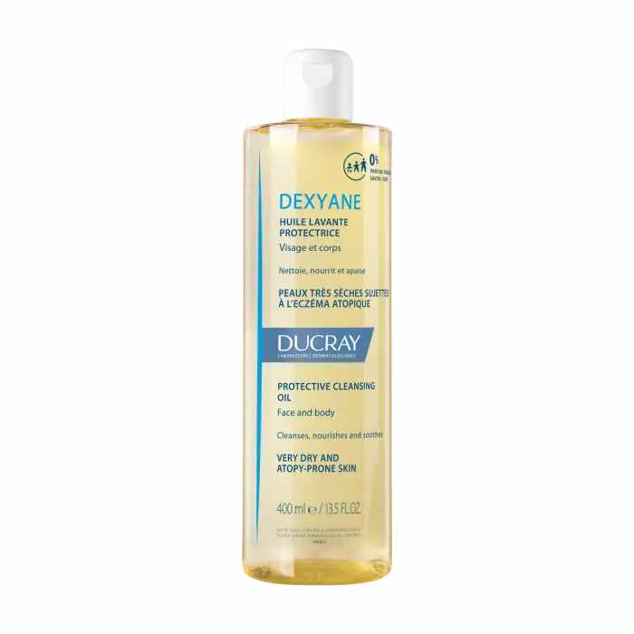 Ducray DEXYANE Protective cleansing oil.