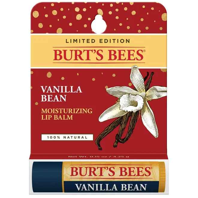 Burt's Bees Limited Edition Vanilla Bean Lip Balm.