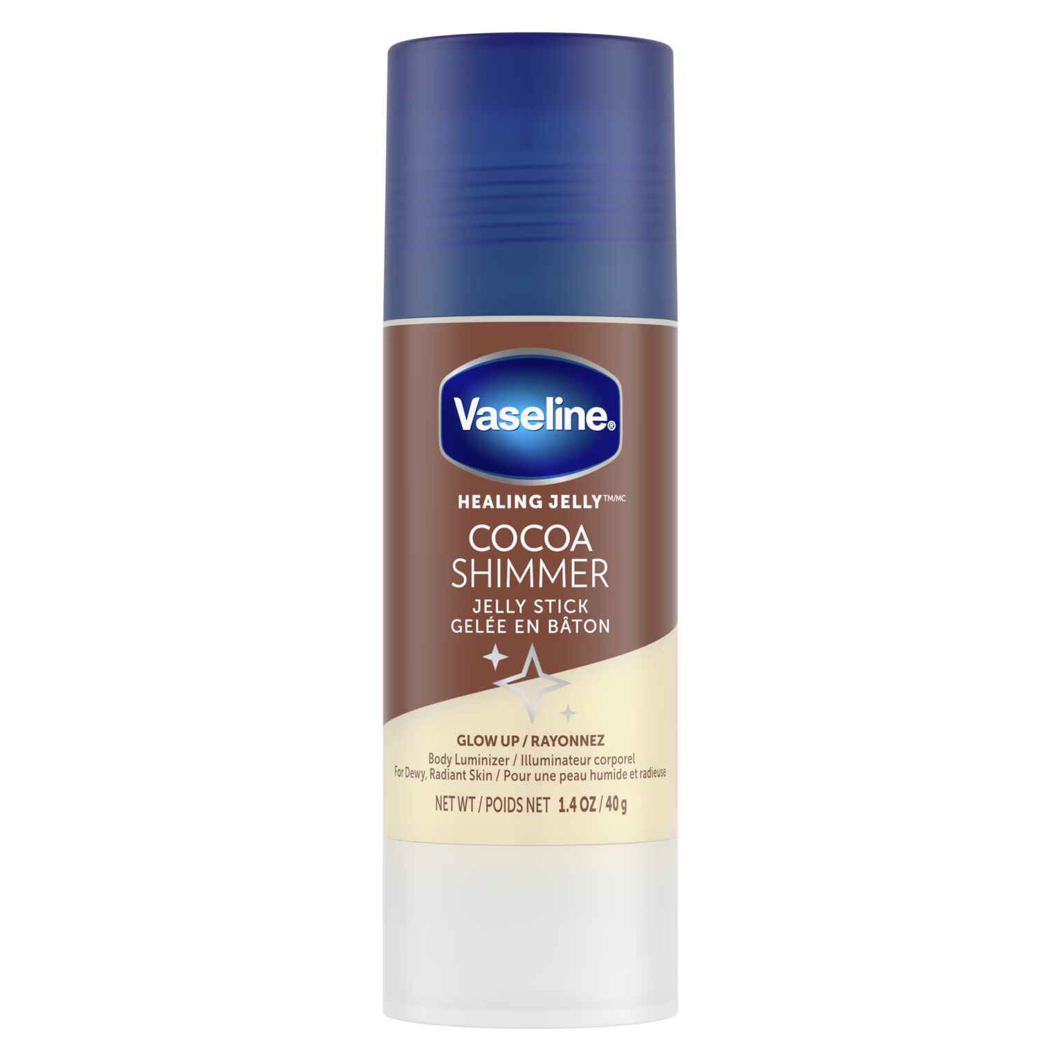 VASELINE COCOA SHIMMER JELLY STICK.