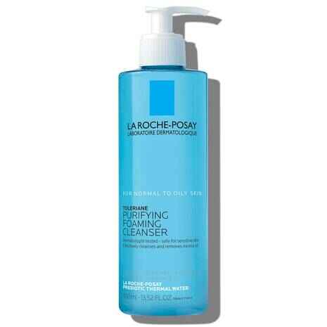 La Roche Posay TOLERIANE PURIFYING FOAMING FACIAL WASH.