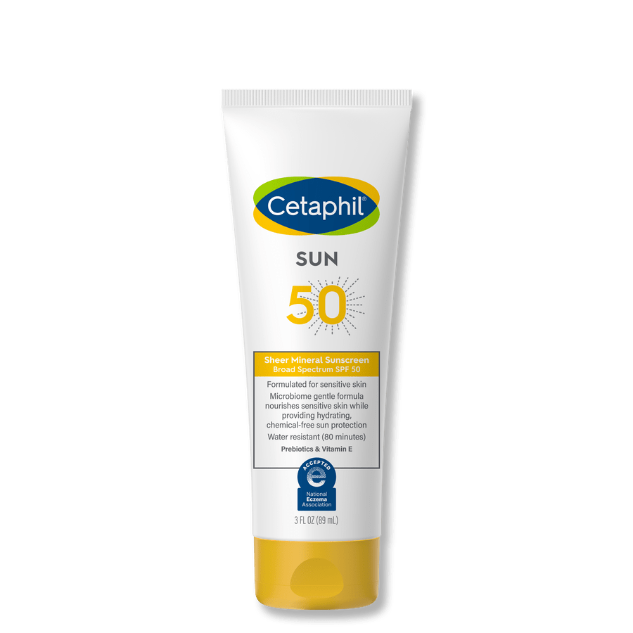 Cetaphil Sheer Mineral Sunscreen Broad Spectrum SPF 50.