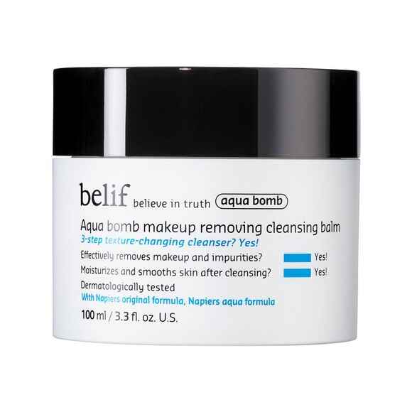 Avon belif Aqua Bomb Make Up Removing Cleansing Balm.