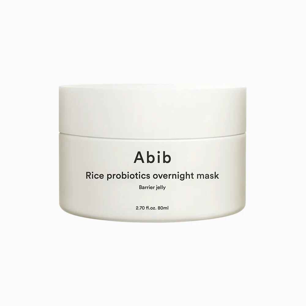 Abib Rice probiotics overnight mask Barrier jelly.