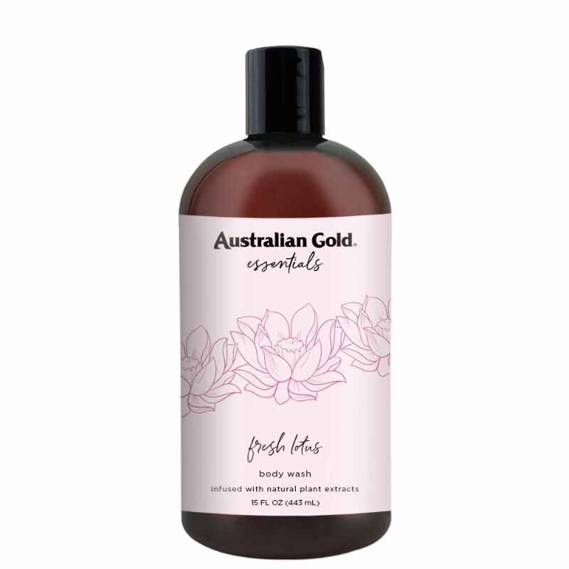 Australian gold ESSENTIALS FRESH LOTUS BODY WASH.