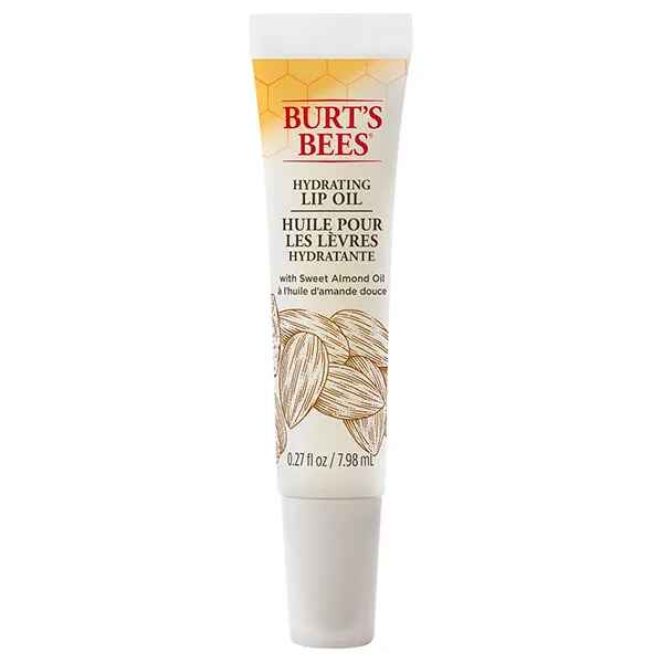Burt's Bees Hydrating Lip Oil with Sweet Almond Oil.