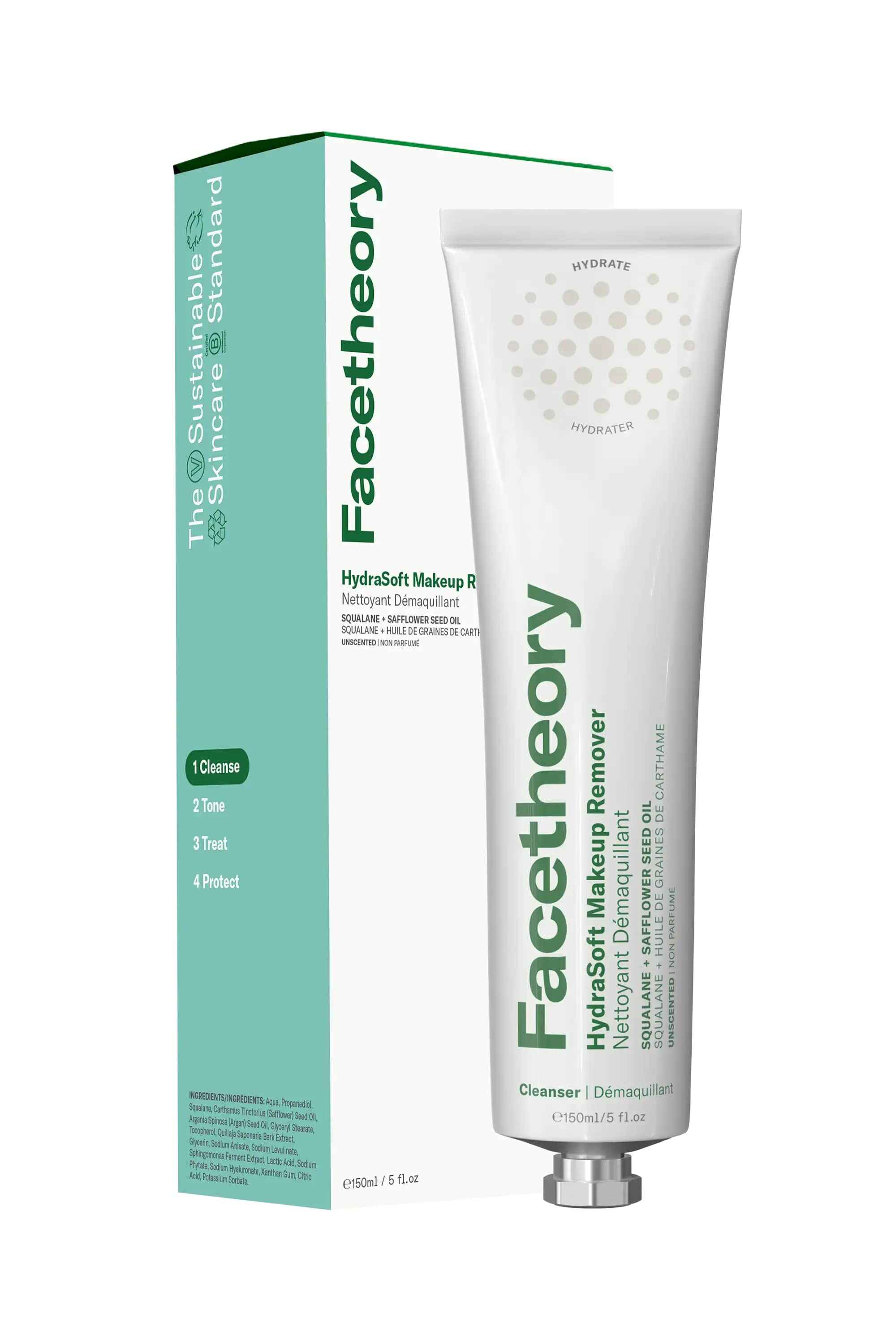 Facetheory HydraSoft Makeup Remover.