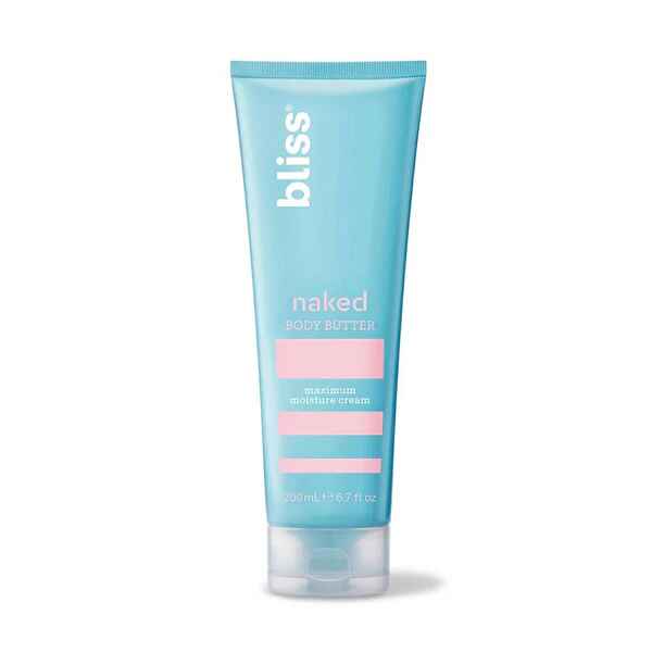 Bliss Naked Body Butter Unscented Moisturizer.