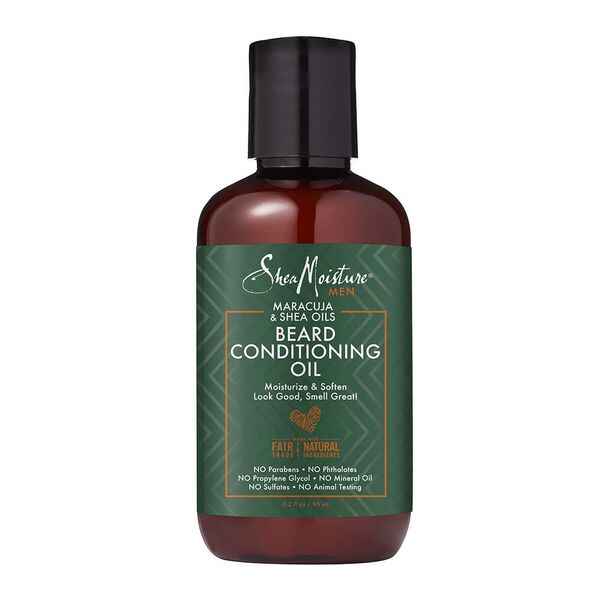 Shea Moisture Maracuja and Shea Oils Beard Conditioning Oil Moisturize and Soften.
