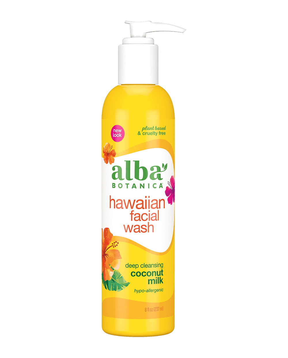 Alba Botanical hawaiian facial wash coconut milk.