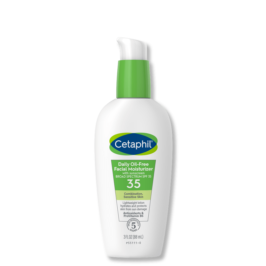 Cetaphil Daily Oil-Free Facial Moisturizer SPF 35.