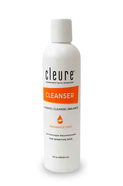Cleure Cleanser - For Dry Sensitive Skin (8 oz).