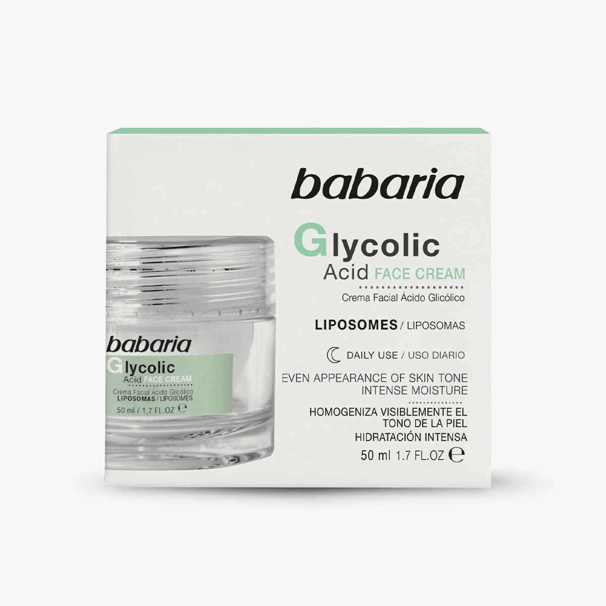 babaria Glycolic Acid Face Cream.