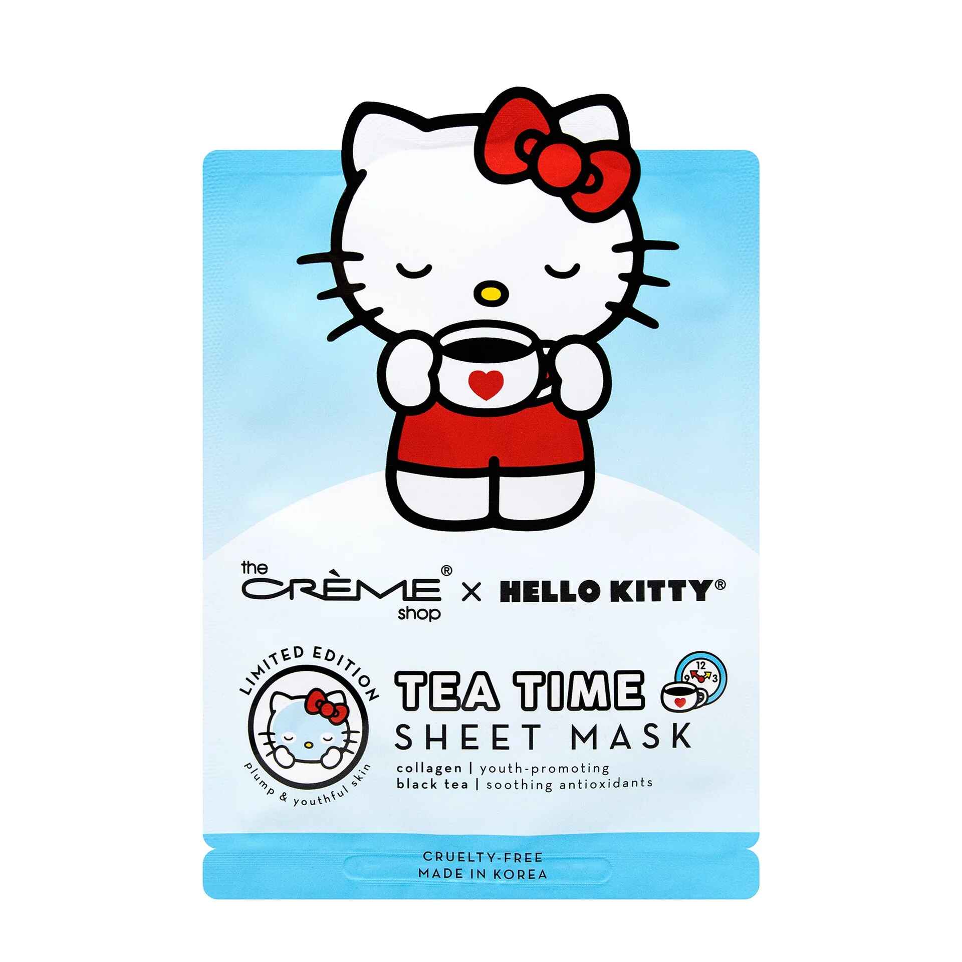 The Creme Shop HELLO KITTY TEA TIME SHEET MASK.